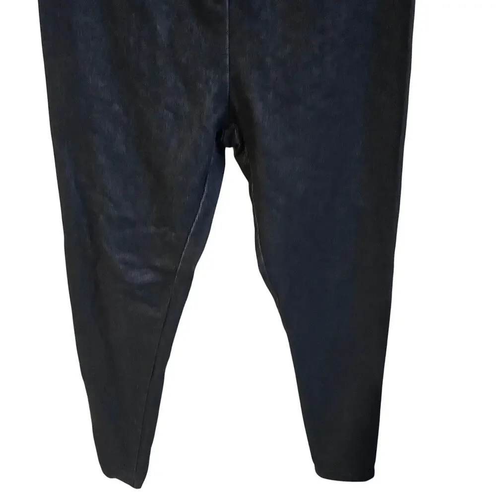 The Children's Place Size 7/8 Dark Blue Faux Denim Look Leggings Casual Everyday
